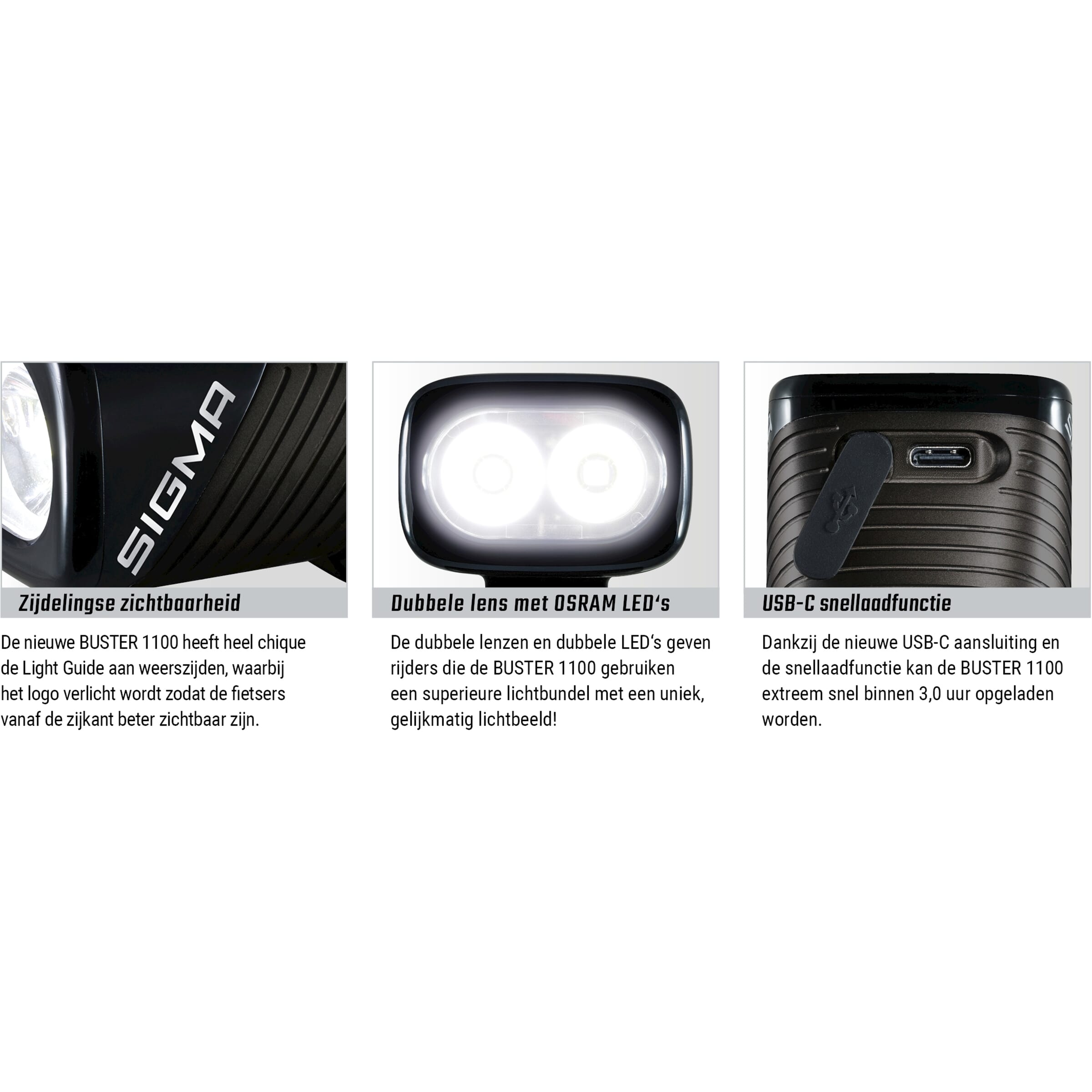 Buster 1100 koplamp