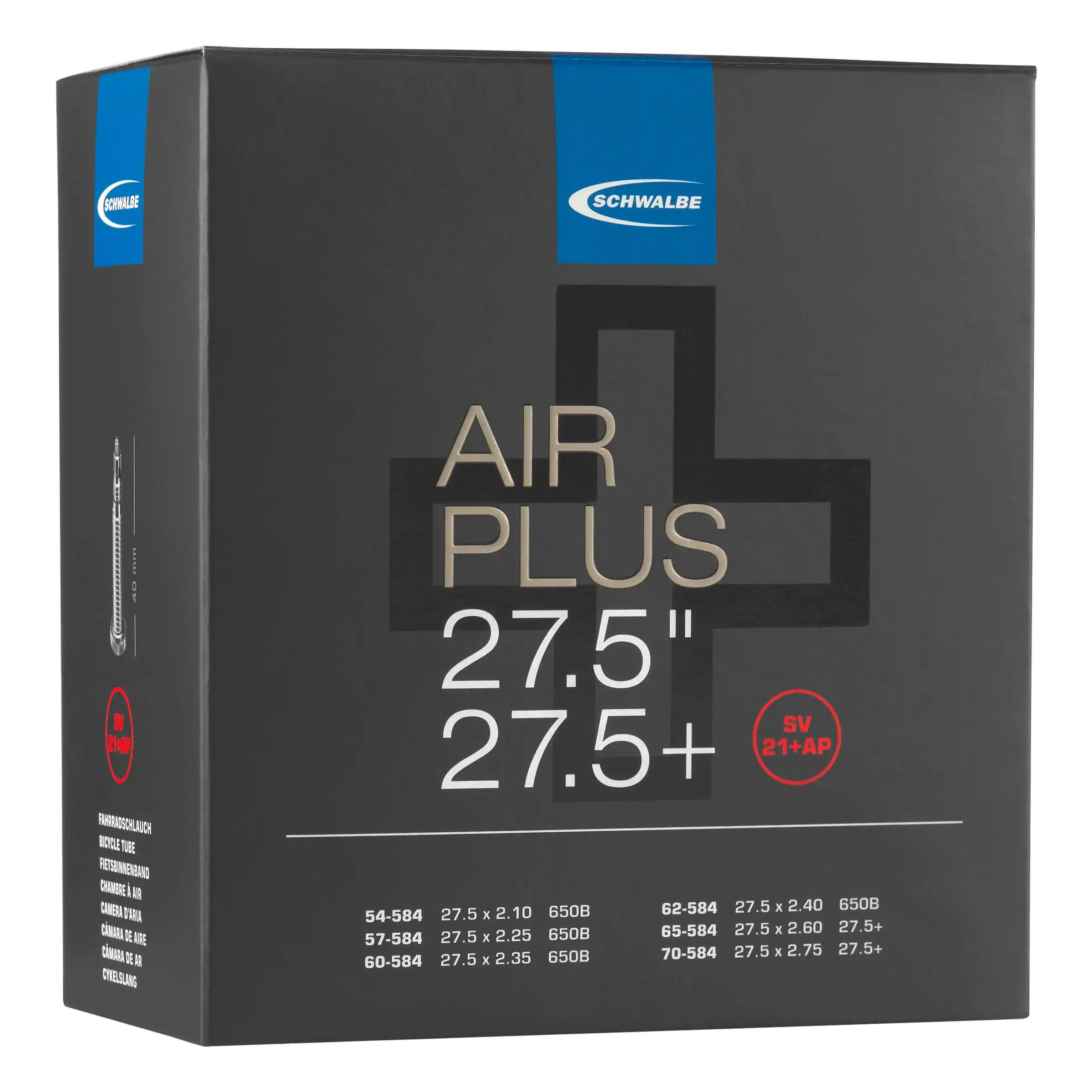 Binnenband Air Plus SV21+AP