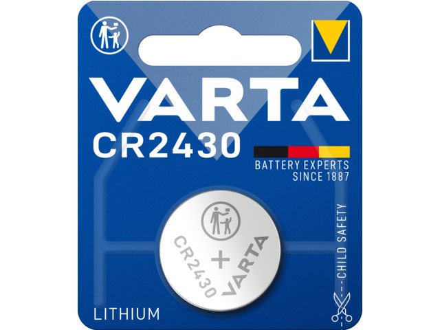 Knoopcel batterij CR2430