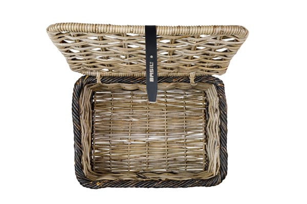 Dijon fietsmand met deksel L