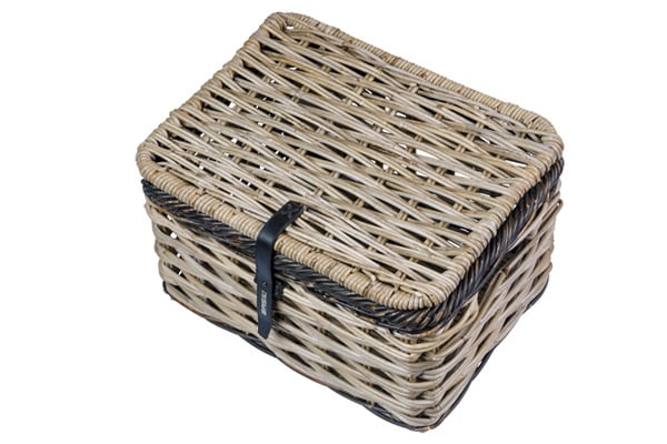 Dijon fietsmand met deksel L