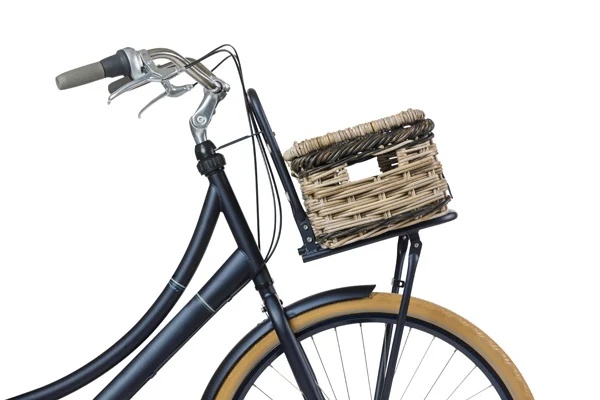 Dijon fietsmand met deksel S