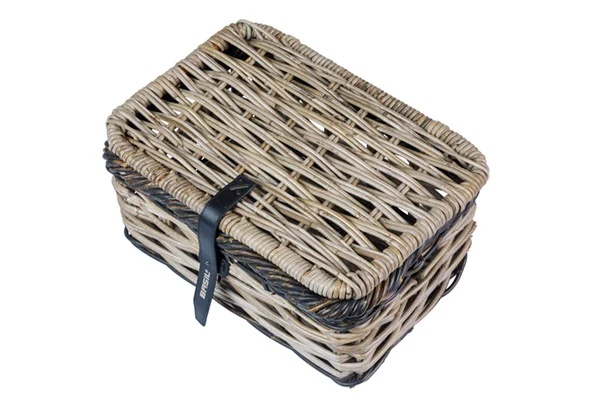 Dijon fietsmand met deksel S