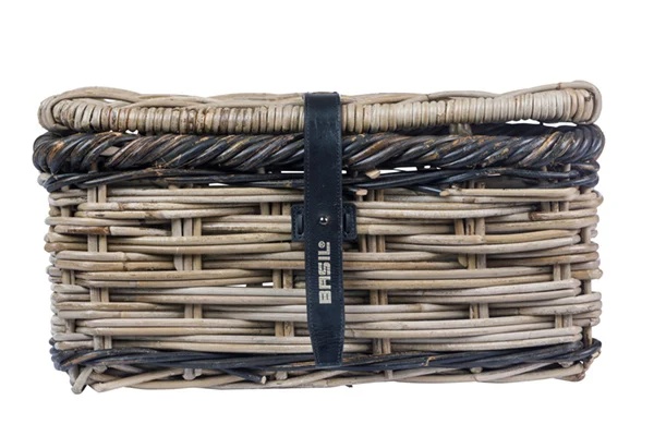 Dijon fietsmand met deksel S