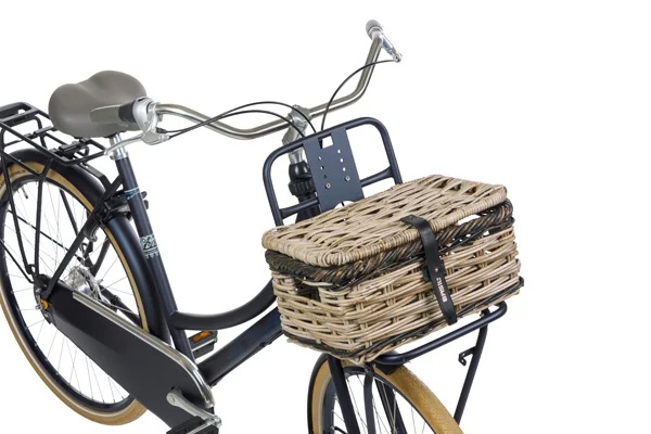 Dijon fietsmand met deksel S