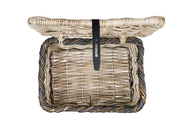 Dijon fietsmand met deksel S