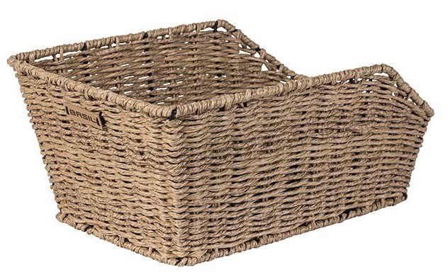 Cento Rattan Look fietsmand achterdrager