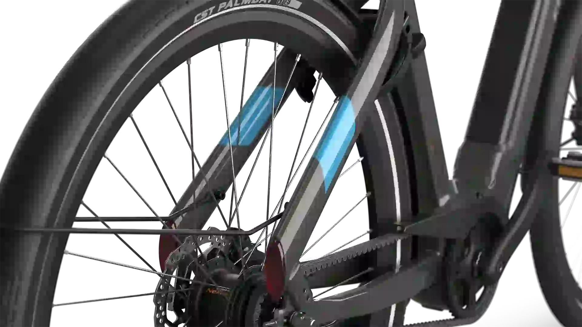 E-Blau SD MM 36V Belt heren