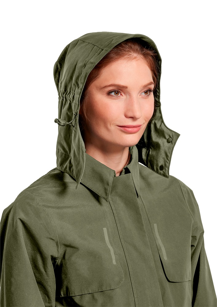 Mosse regentrenchcoat dames